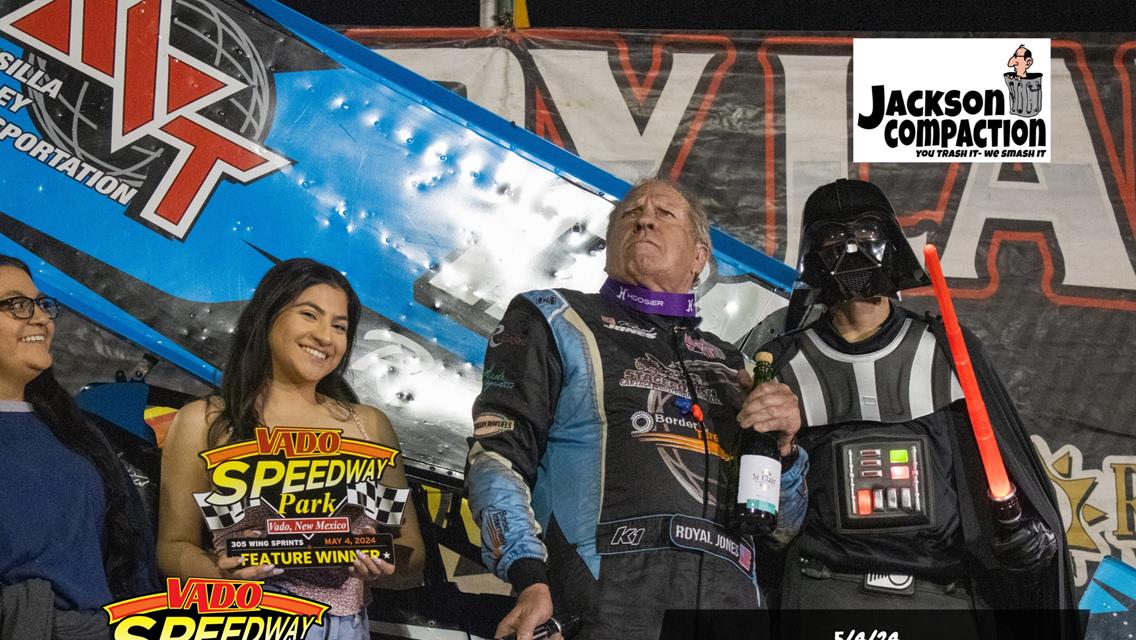 Royal Jones Jolts to Jackson Compaction POWRi Vado 305 Sprint Victory