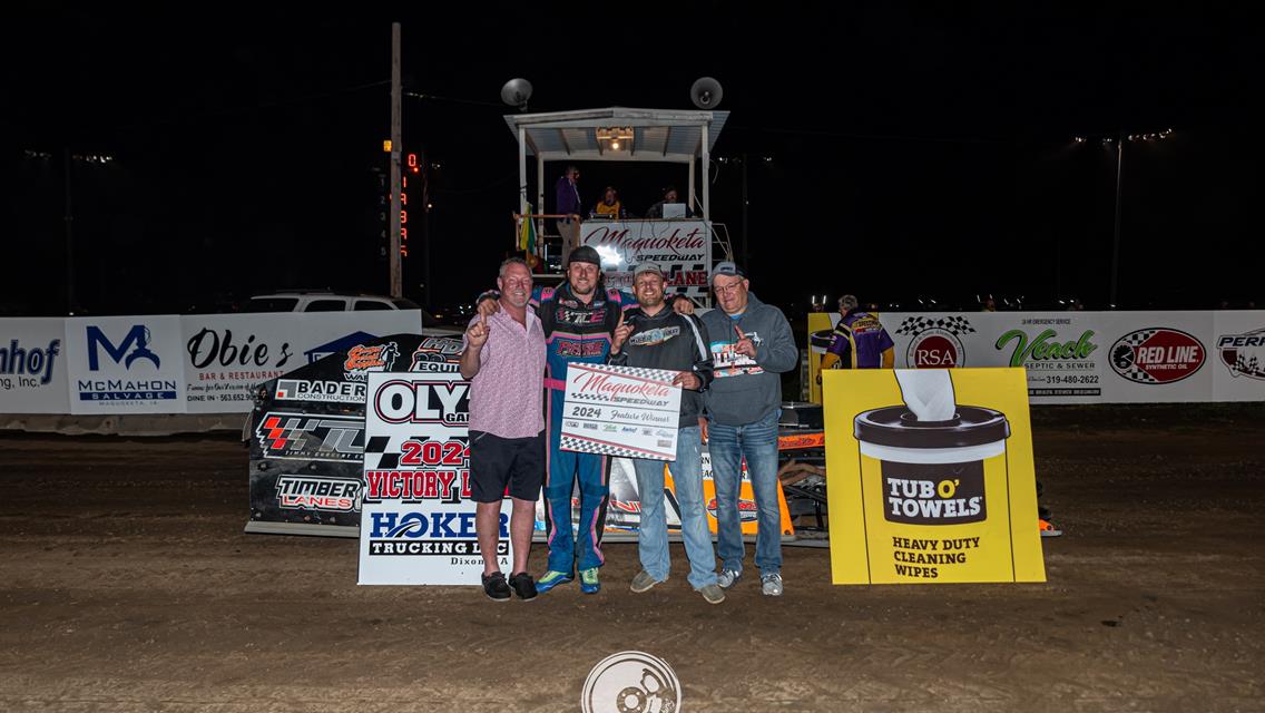 Vis Scores First Win As 105 Race Teams Enter Maquoketa Speedway