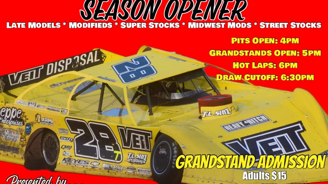 Red Cedar Speedway Opens Friday